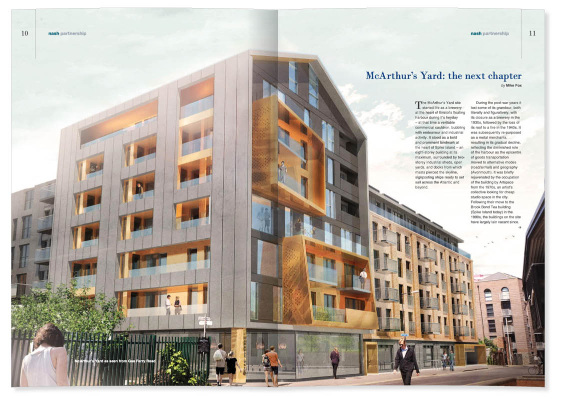 nash partnership review magazine inner spread pages